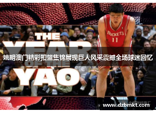 姚明澳门精彩扣篮集锦展现巨人风采震撼全场球迷回忆